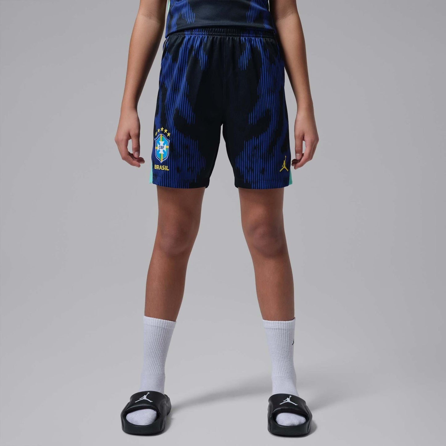 Shorts Brasil Jordan II 2026/27 Torcedor Pro Infantil - imagem 1