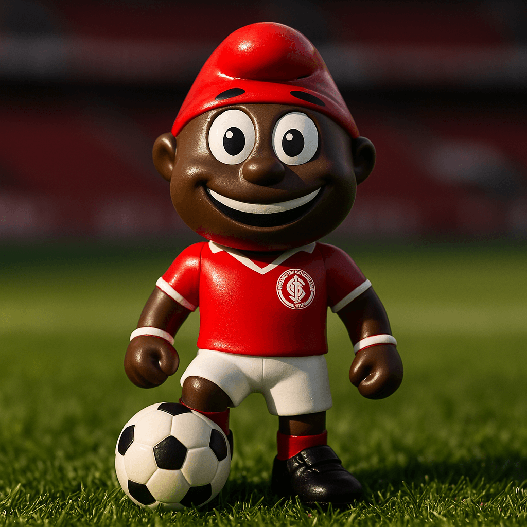 Boneco Mascote do Internacional O Saci - imagem 4