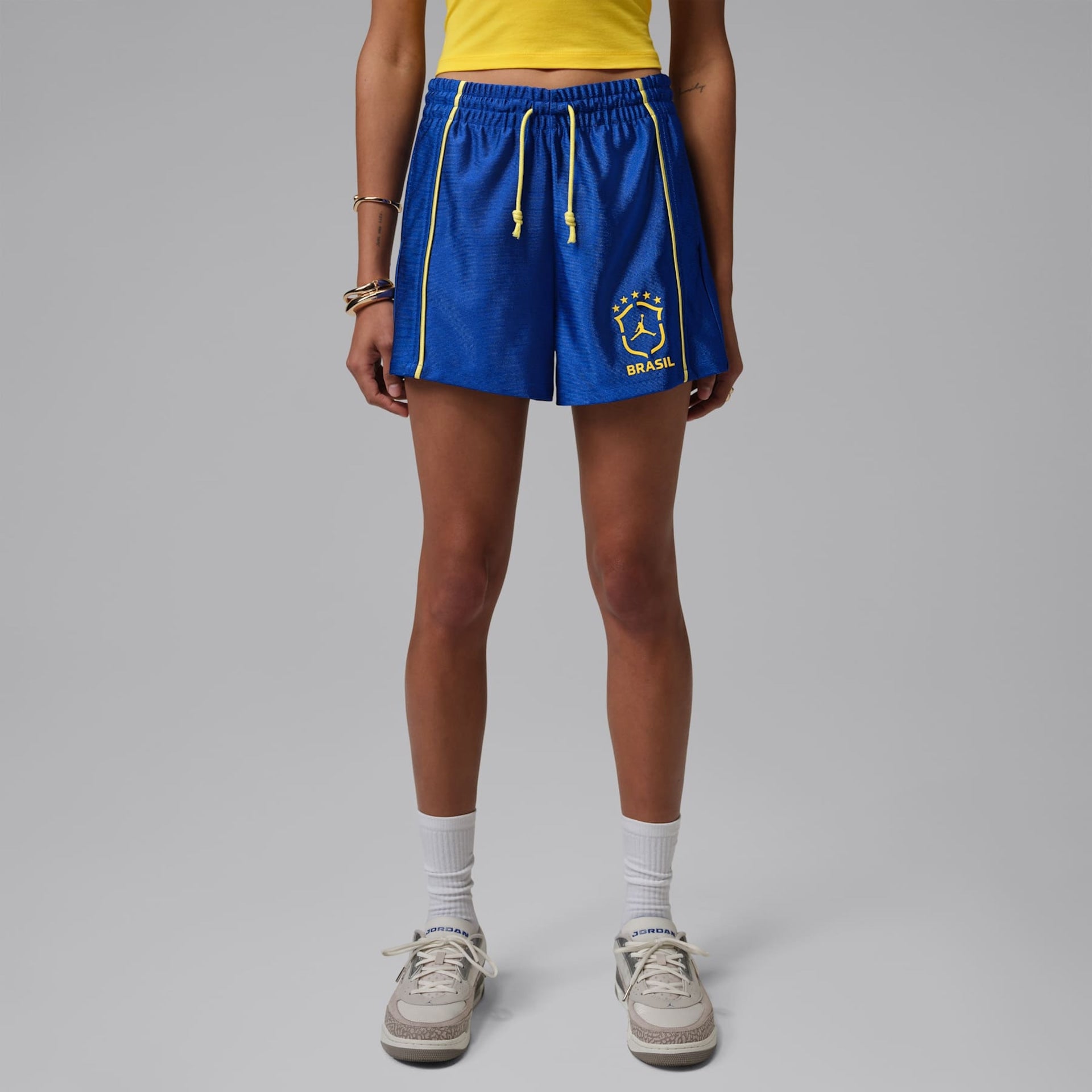 Shorts Brasil Jordan Brooklyn Knit Feminino - imagem 1