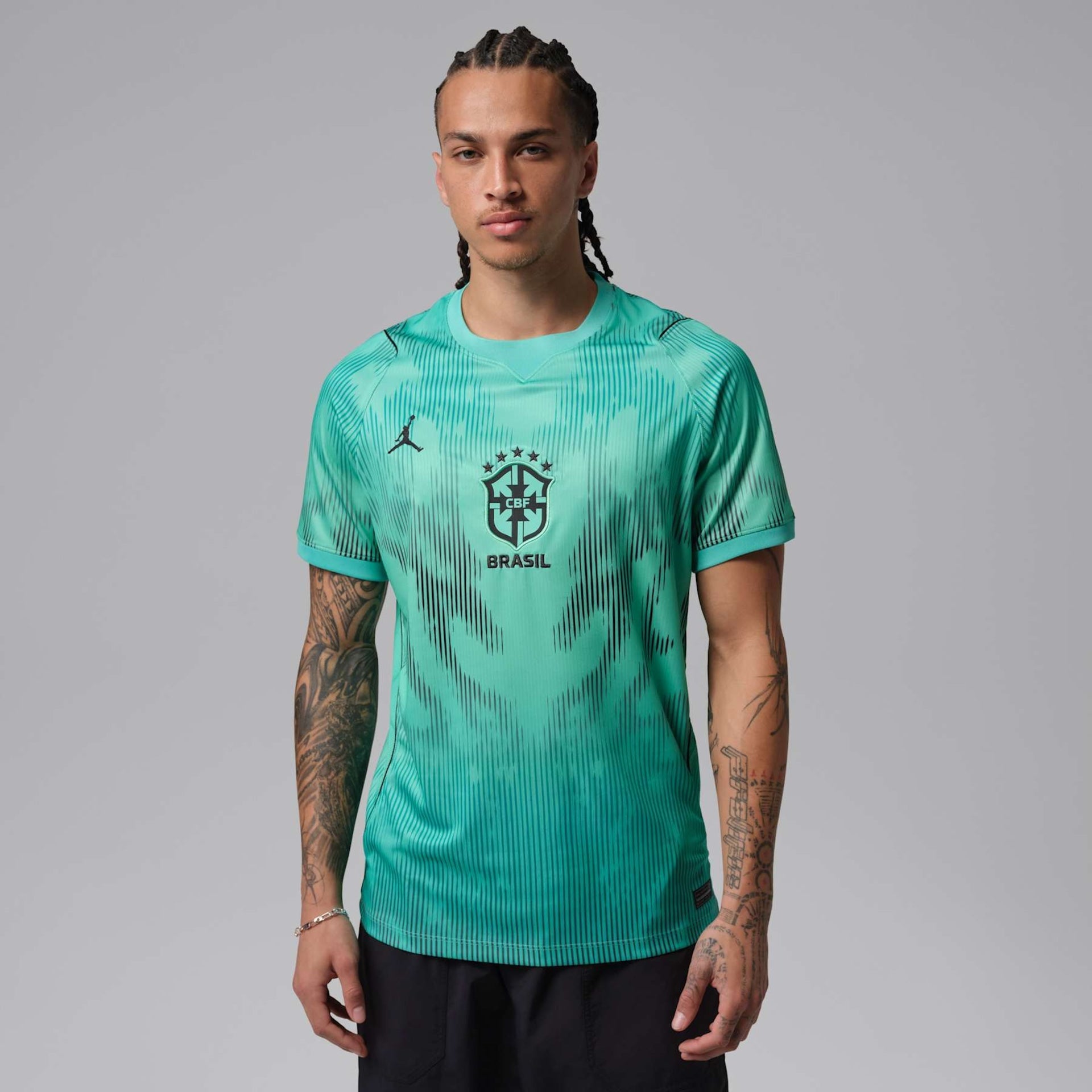 Camisa de Goleiro Brasil Jordan 2026/27 Torcedor Pro Masculina - imagem 1