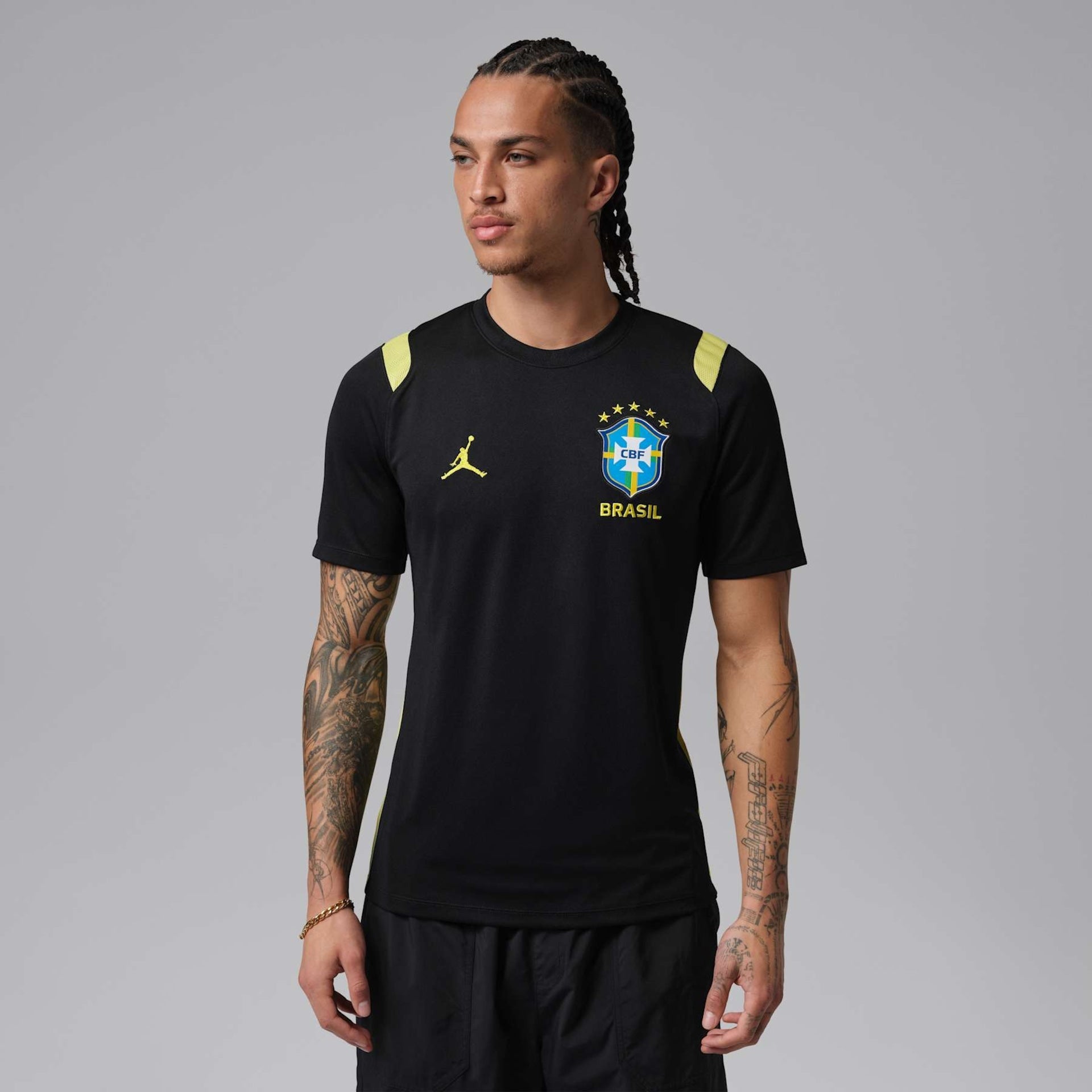 Camiseta Brasil Jordan Academy Pro 2026 Treino Masculina - imagem 1