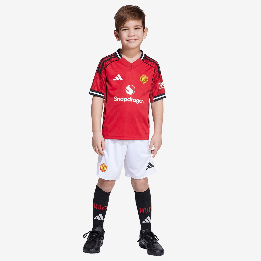 Conjunto Infantil Adidas Manchester United 2025/26 Torcedor - imagem 1