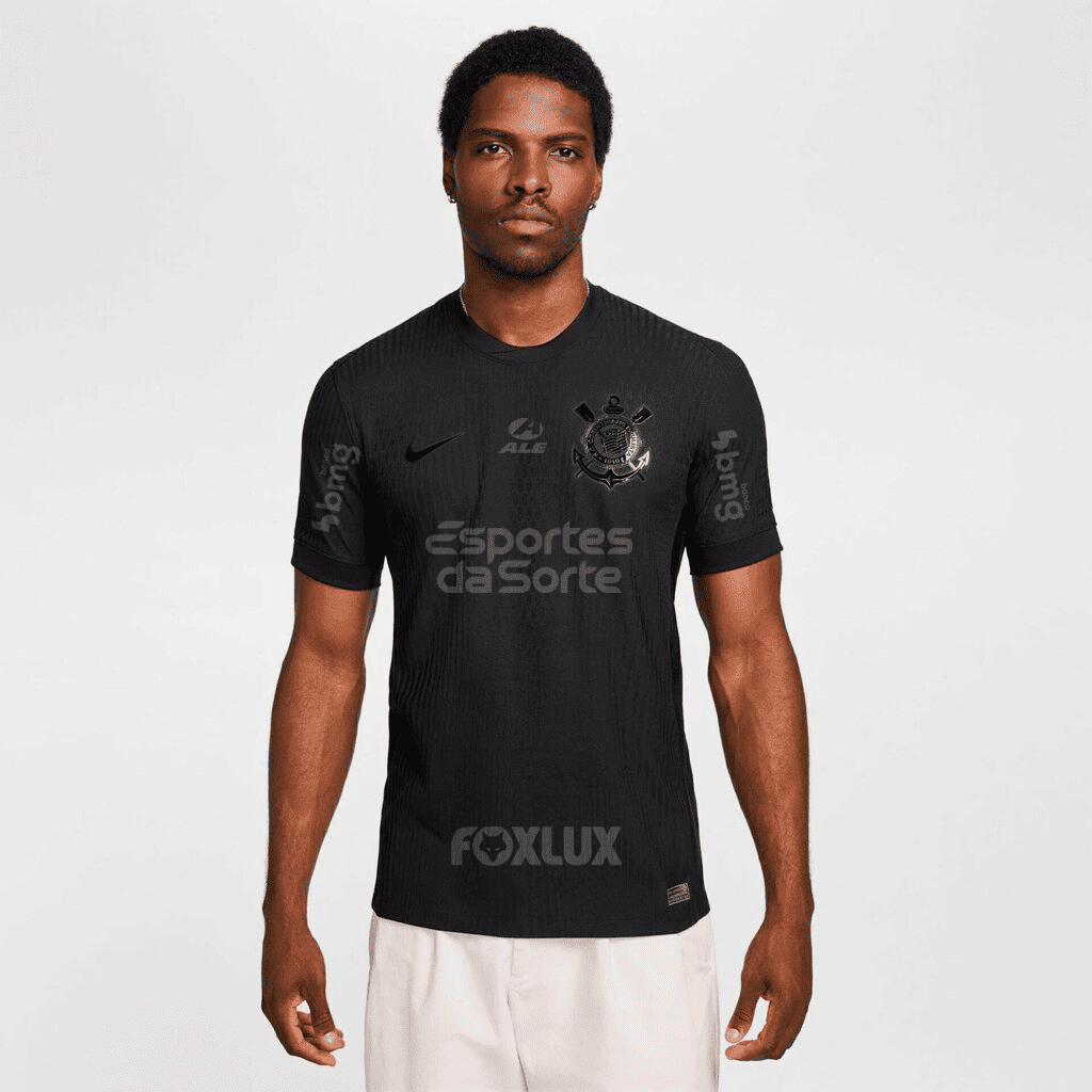 Camisa Nike Corinthians 2024/25 II Jogador Com Patrocínios - imagem 1