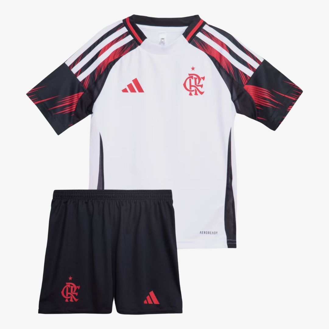 Conjunto Infantil Adidas Flamengo 2025/26 II - imagem 1