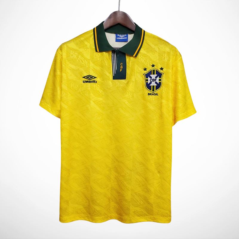 Camisa Seleção Brasil Home - Retrô 1991/92 - imagem 3