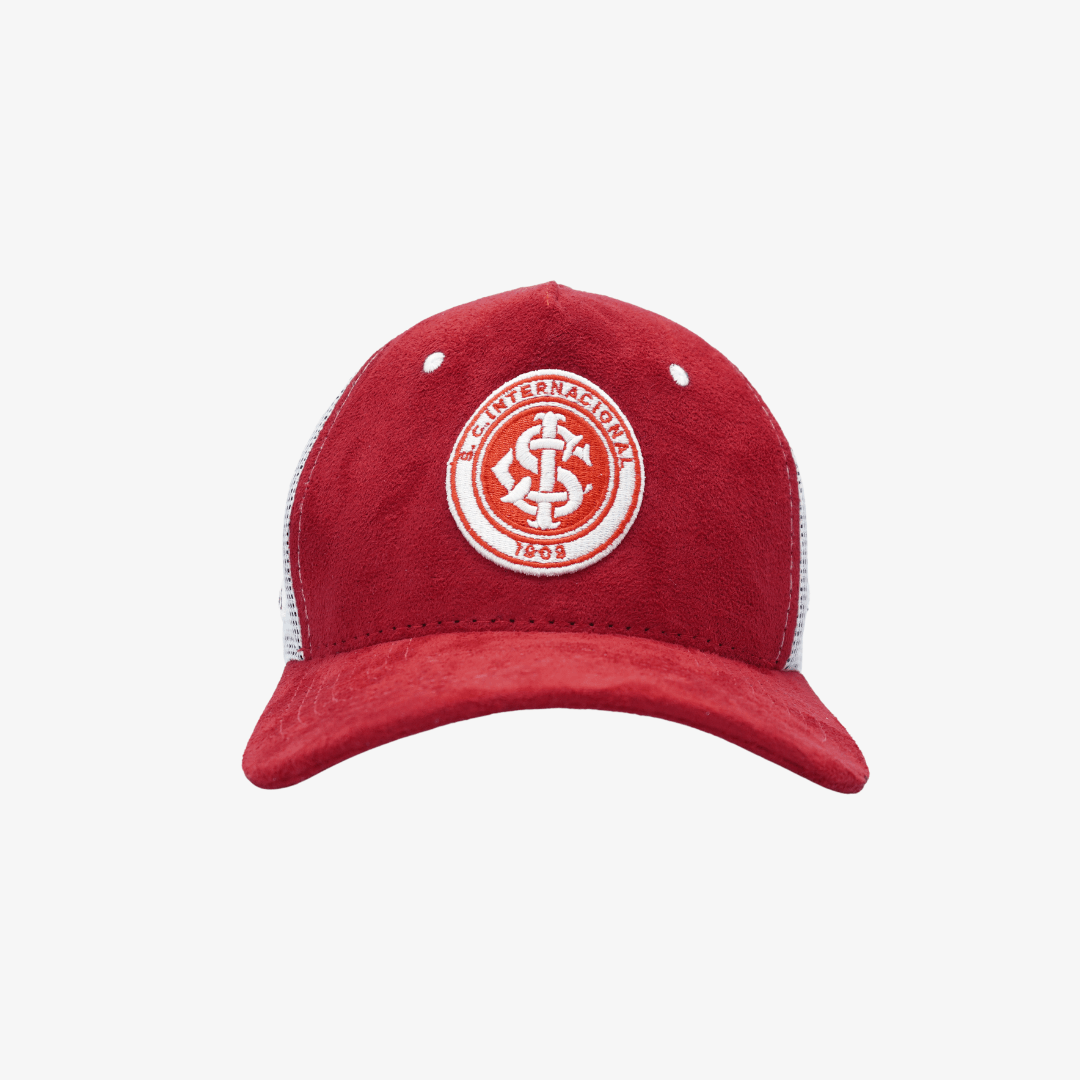 Boné Trucker Internacional Tela - Vermelho - imagem 2