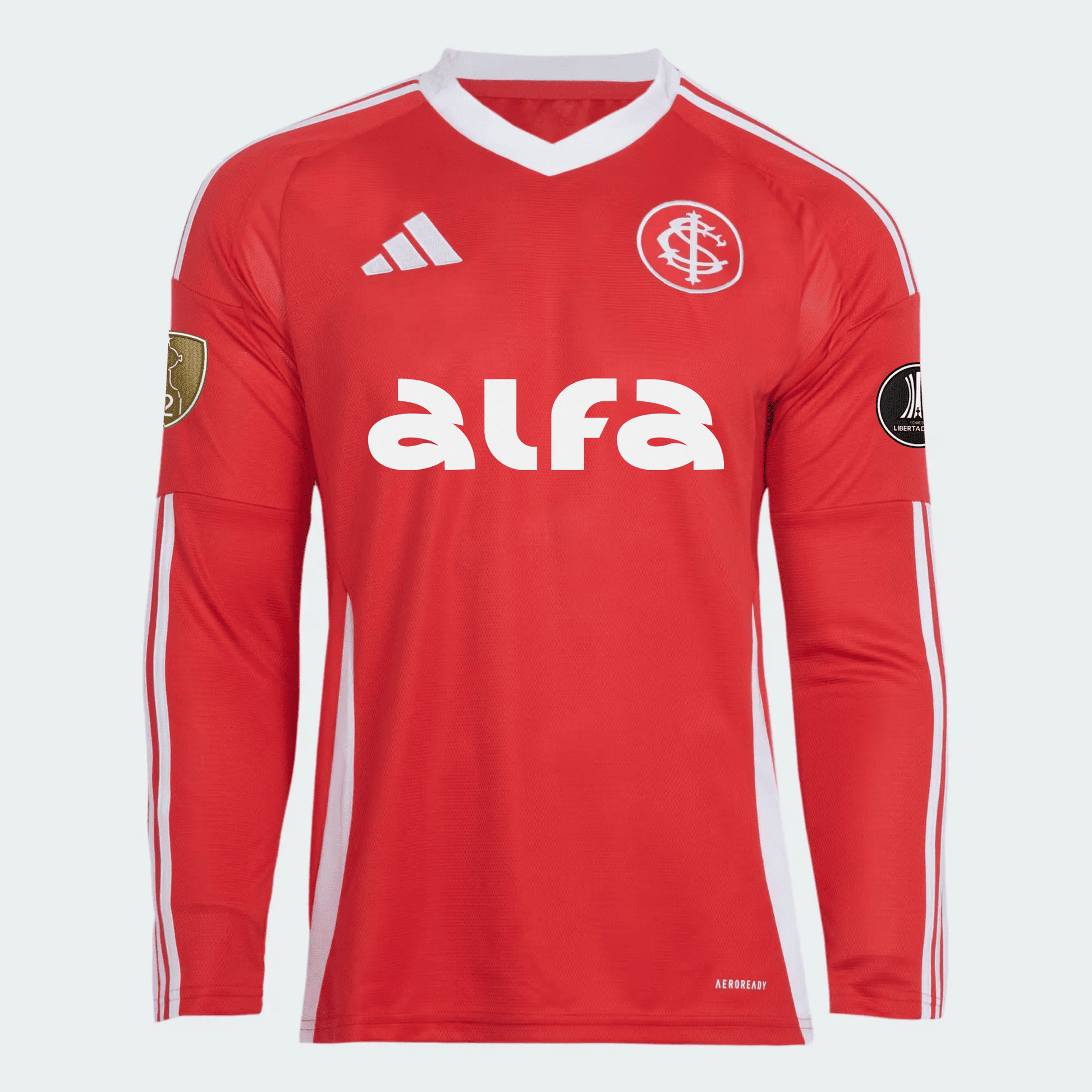 Camisa Adidas Internacional Manga Longa 2025/26 I Com Patrocínios - imagem 3