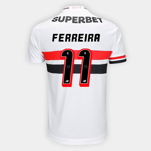 Camisa New Balance São Paulo 2025/26 I Ferreira N° 11 - imagem 1