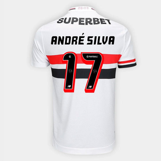Camisa New Balance São Paulo 2025/26 I André Silva N° 17 - imagem 1