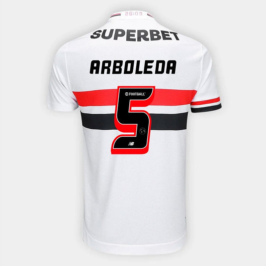 Camisa New Balance São Paulo 2025/26 I Arboleda N° 5 - imagem 1