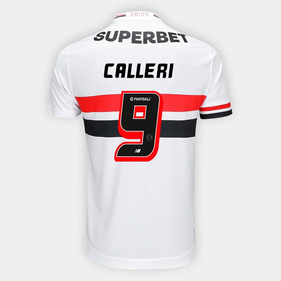 Camisa New Balance São Paulo 2025/26 I Calleri N° 9 - imagem 1