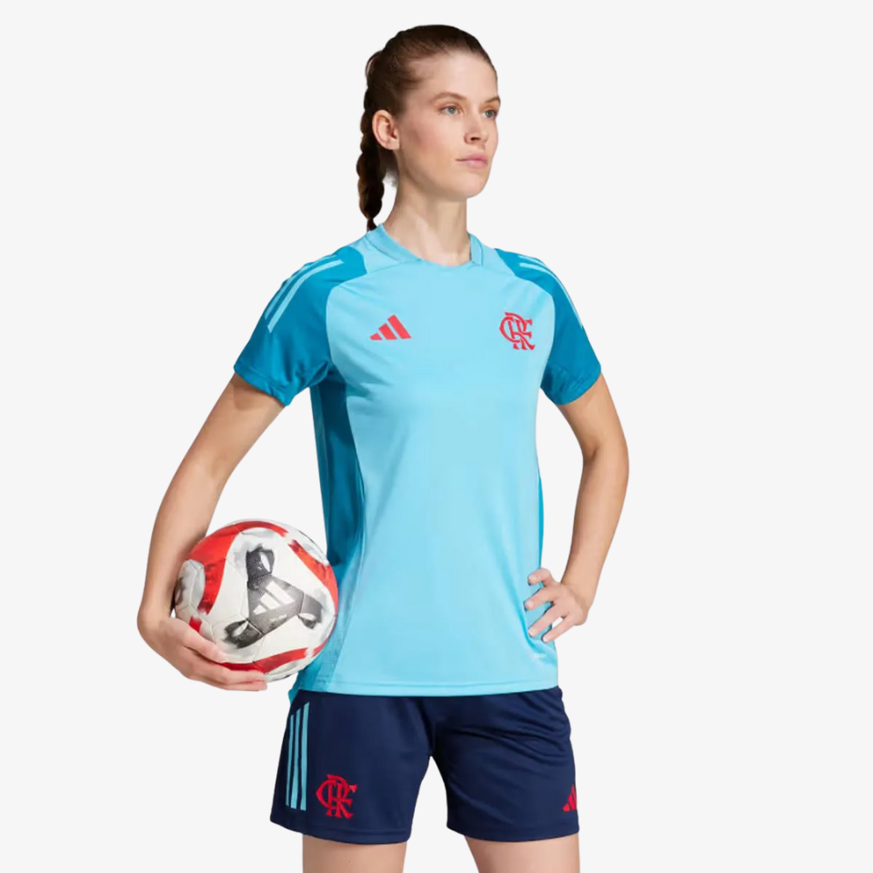 Camisa Adidas Feminina Treino Flamengo 2025/26 - imagem 4
