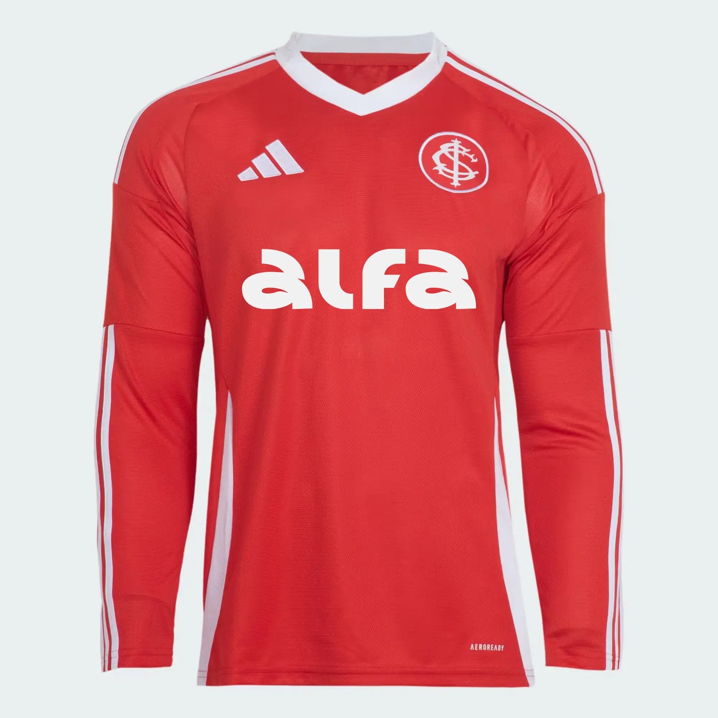 Camisa Adidas Internacional Manga Longa 2025/26 I Com Patrocínios - imagem 1