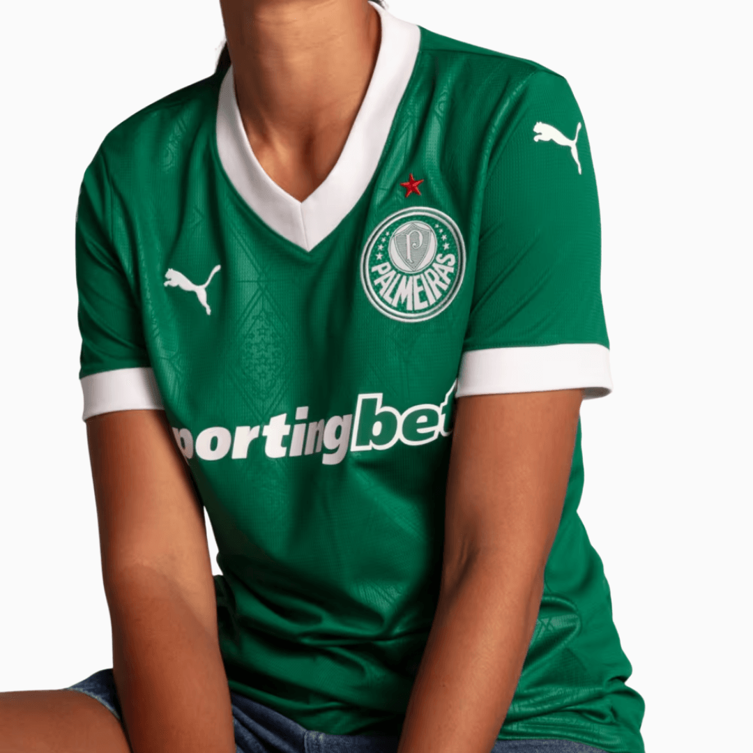 Camisa Feminina Puma Palmeiras 2025/26 I Torcedor - imagem 3