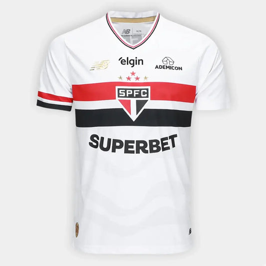 Camisa New Balance São Paulo 2025/26 I Jogador Com Patrocínios - imagem 1