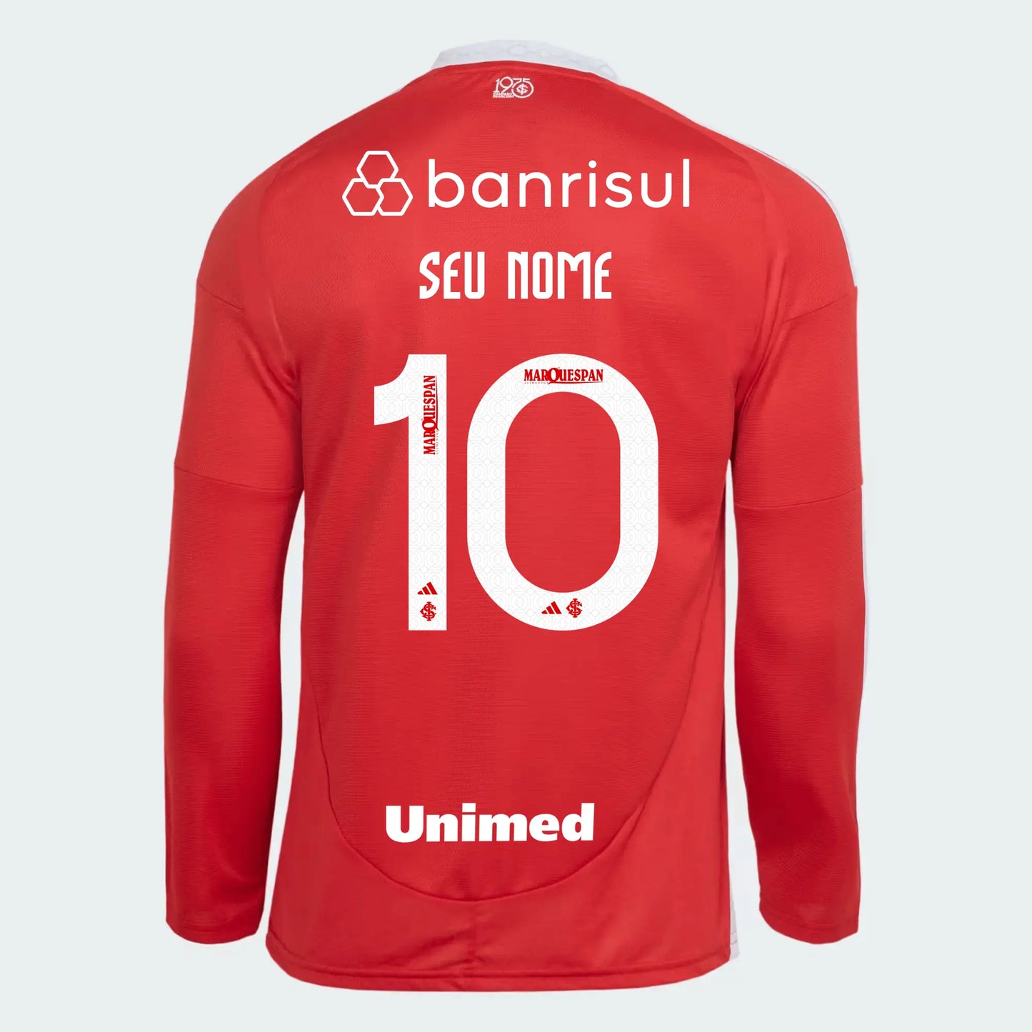 Camisa Adidas Internacional Manga Longa 2025/26 I Com Patrocínios - imagem 2