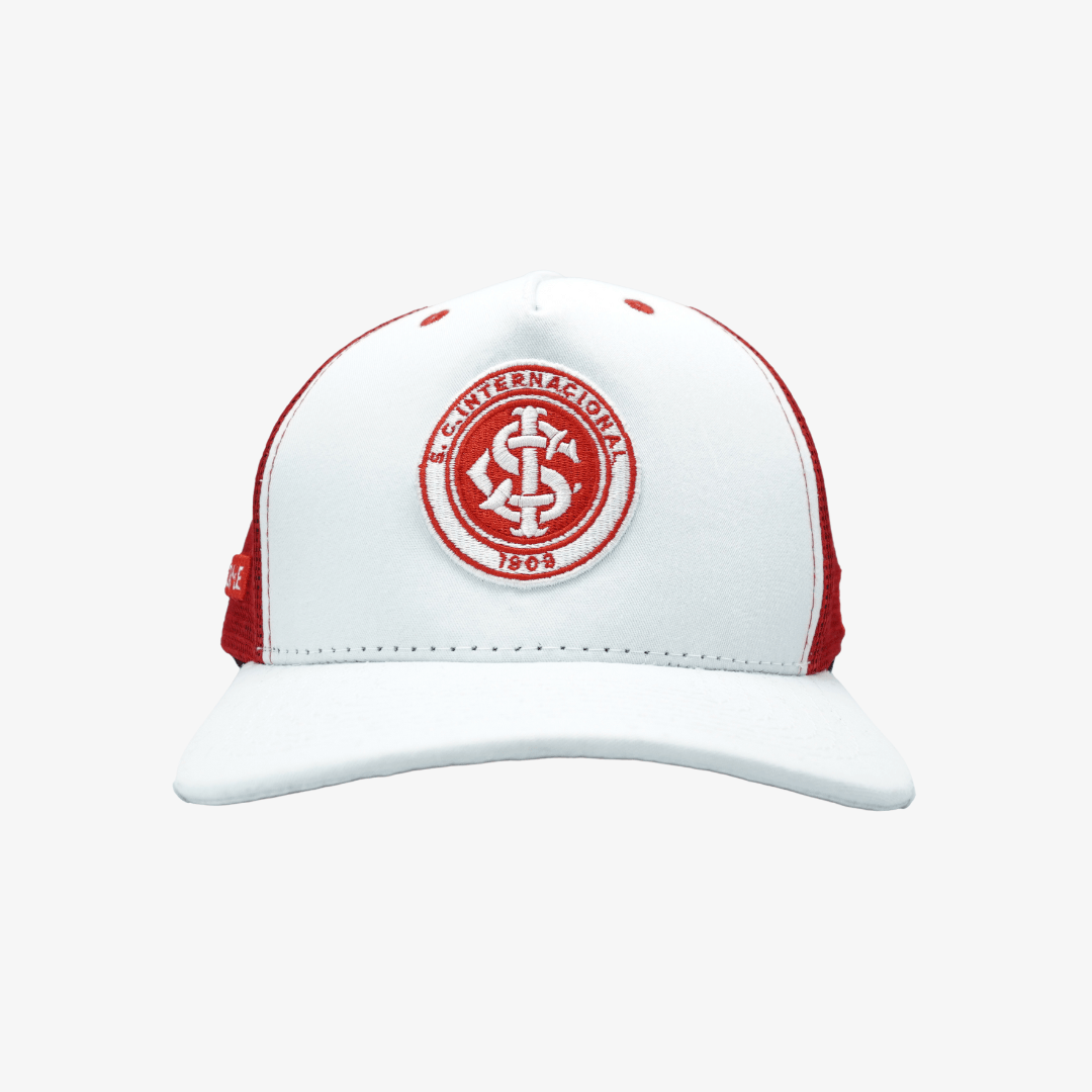 Boné Trucker Internacional Tela - Branco - imagem 2