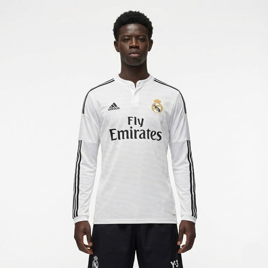Camisa Retrô Real Madrid 2014/15 I Manga Longa - imagem 1