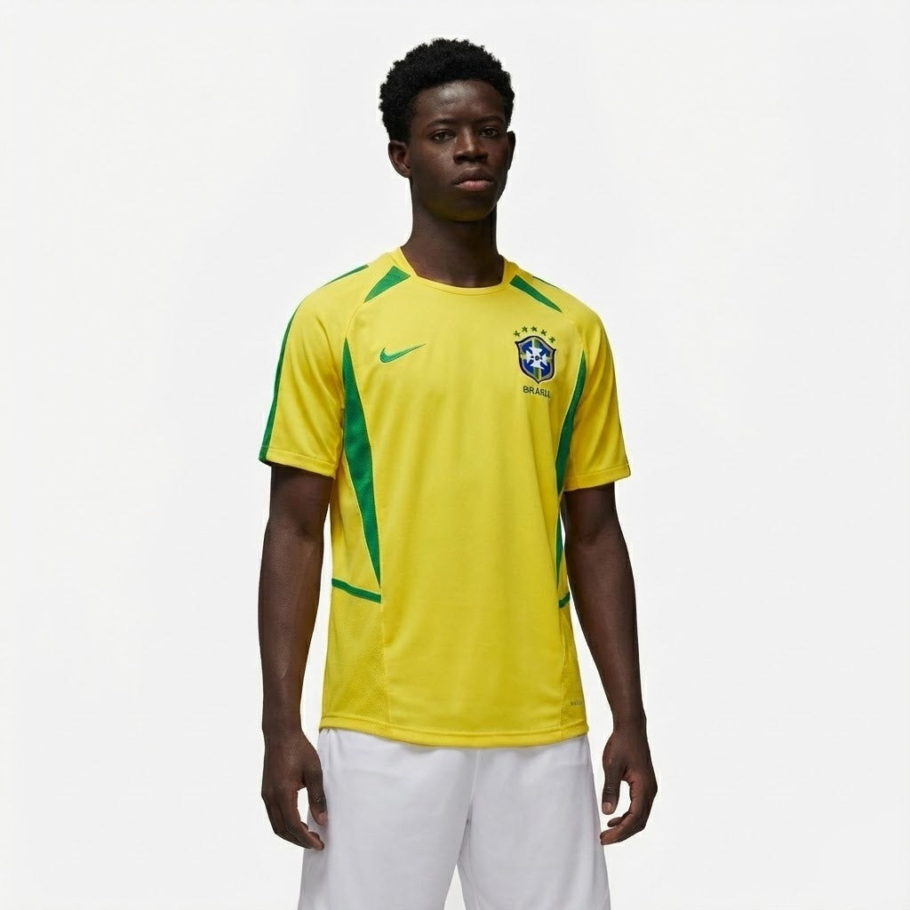 Camisa Seleção Brasil Home - Retrô 2002 - imagem 1
