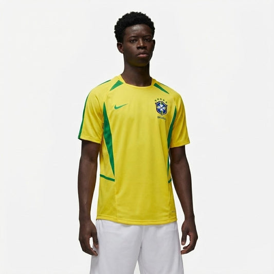 Camisa Seleção Brasil Home - Retrô 2002 - imagem 1