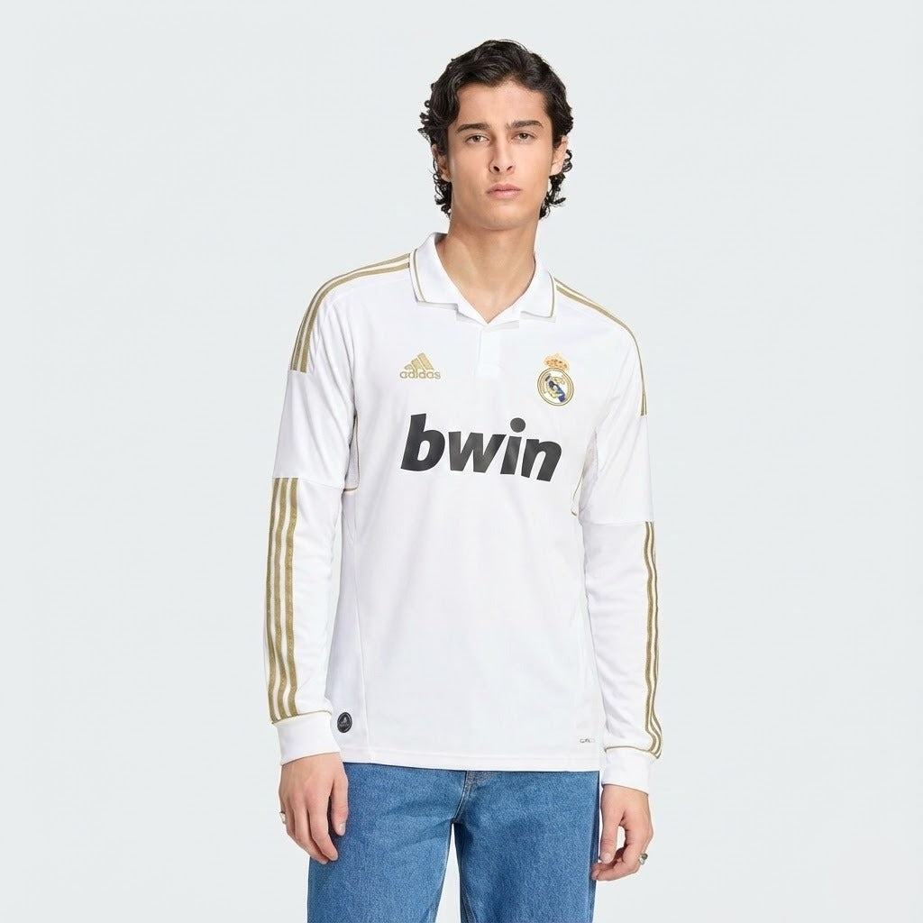Camisa Retrô Real Madrid 2011/12 I Manga Longa - imagem 1