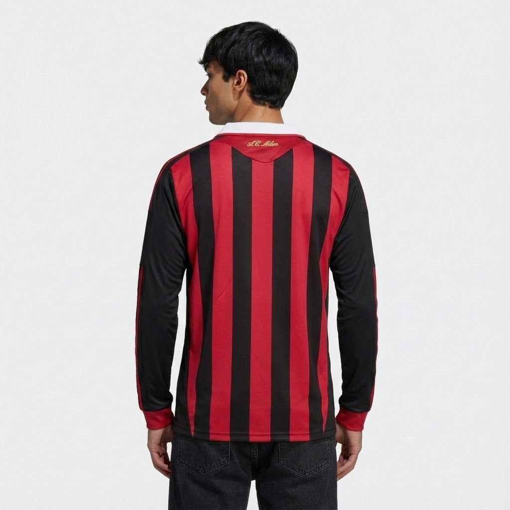 Camisa Retrô Milan 2009/10 I Manga Longa - imagem 2