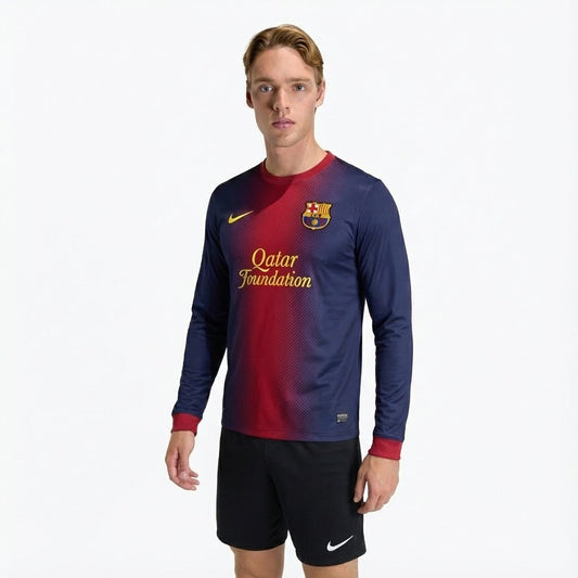 Camisa Retrô Barcelona 2012/13 I Manga Longa - imagem 1