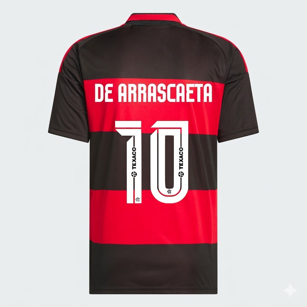 Camisa Adidas Flamengo 2026/27 I DE ARRASCAETA N° 10 - imagem 1
