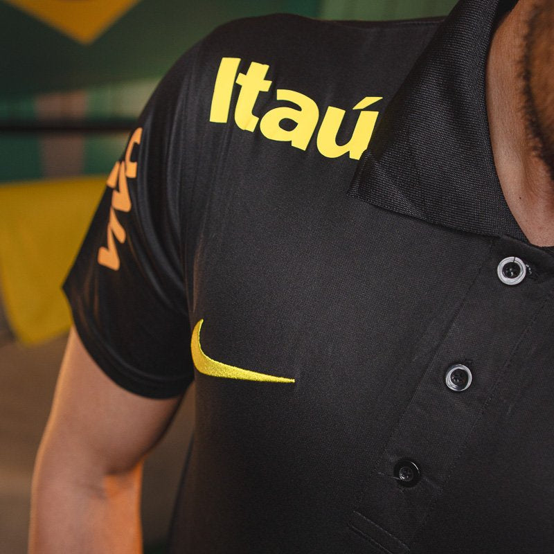 Camisa Polo Brasil Guaraná Preta [PRONTA ENTREGA] - imagem 4