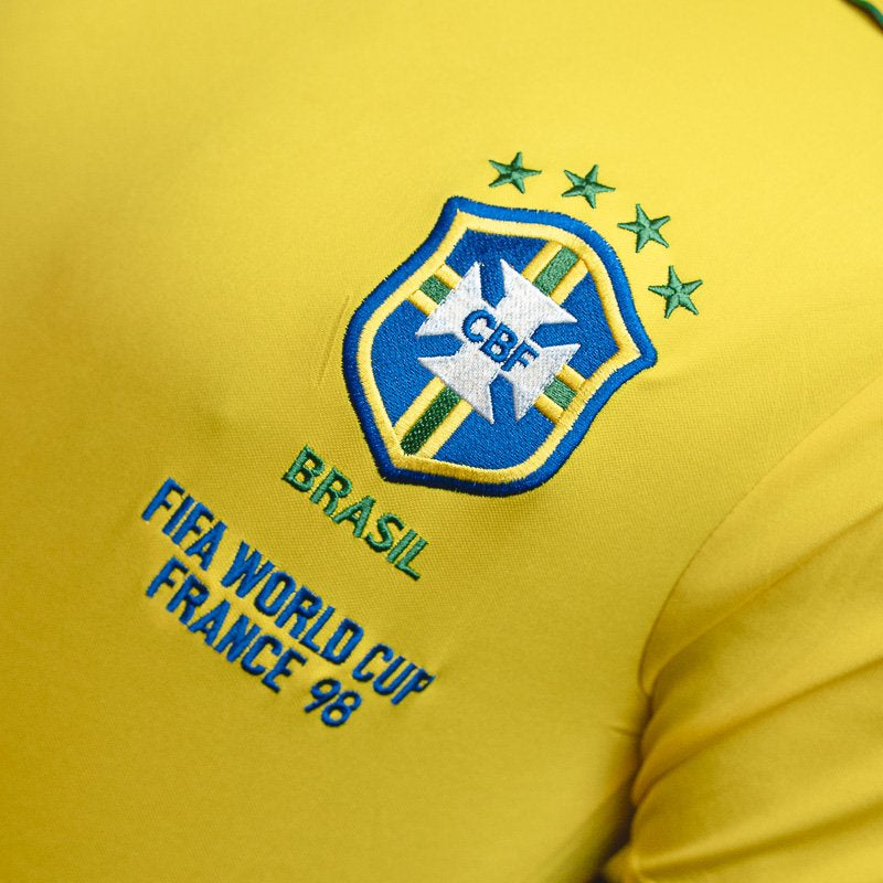 Camisa Retrô Brasil 1998 I Finals [PRONTA ENTREGA] - imagem 3