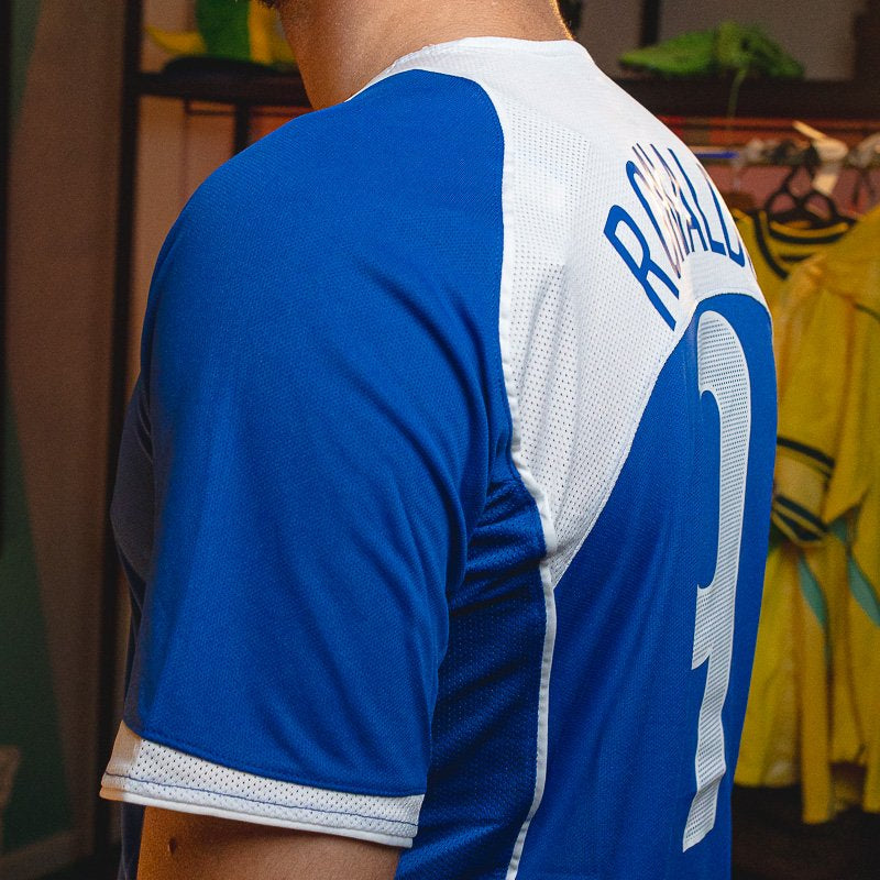 Camisa Retrô Brasil 2004 II Total 90 9 Ronaldo [PRONTA ENTREGA] - imagem 2