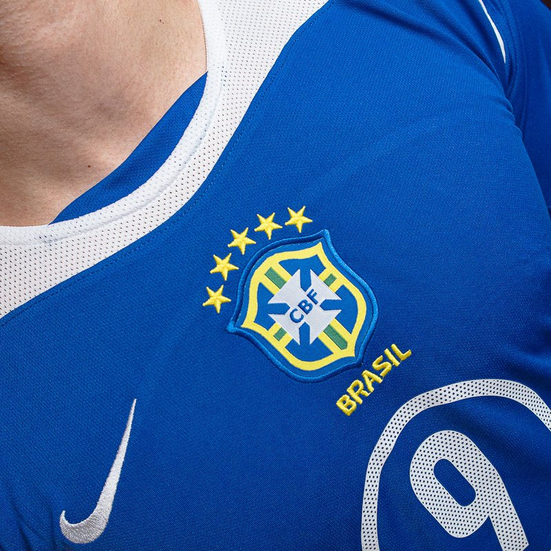 Camisa Retrô Brasil 2004 II Total 90 9 Ronaldo [PRONTA ENTREGA] - imagem 5