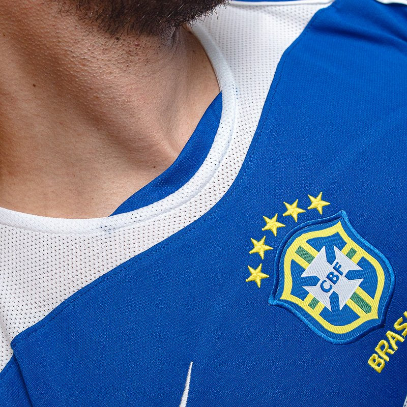 Camisa Retrô Brasil 2004 II Total 90 9 Ronaldo [PRONTA ENTREGA] - imagem 8