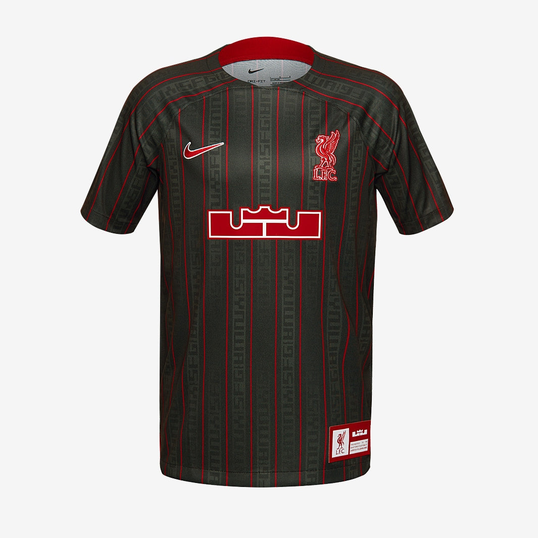 Camisa Kids Nike LeBron James Liverpool FC Torcedor - imagem 1