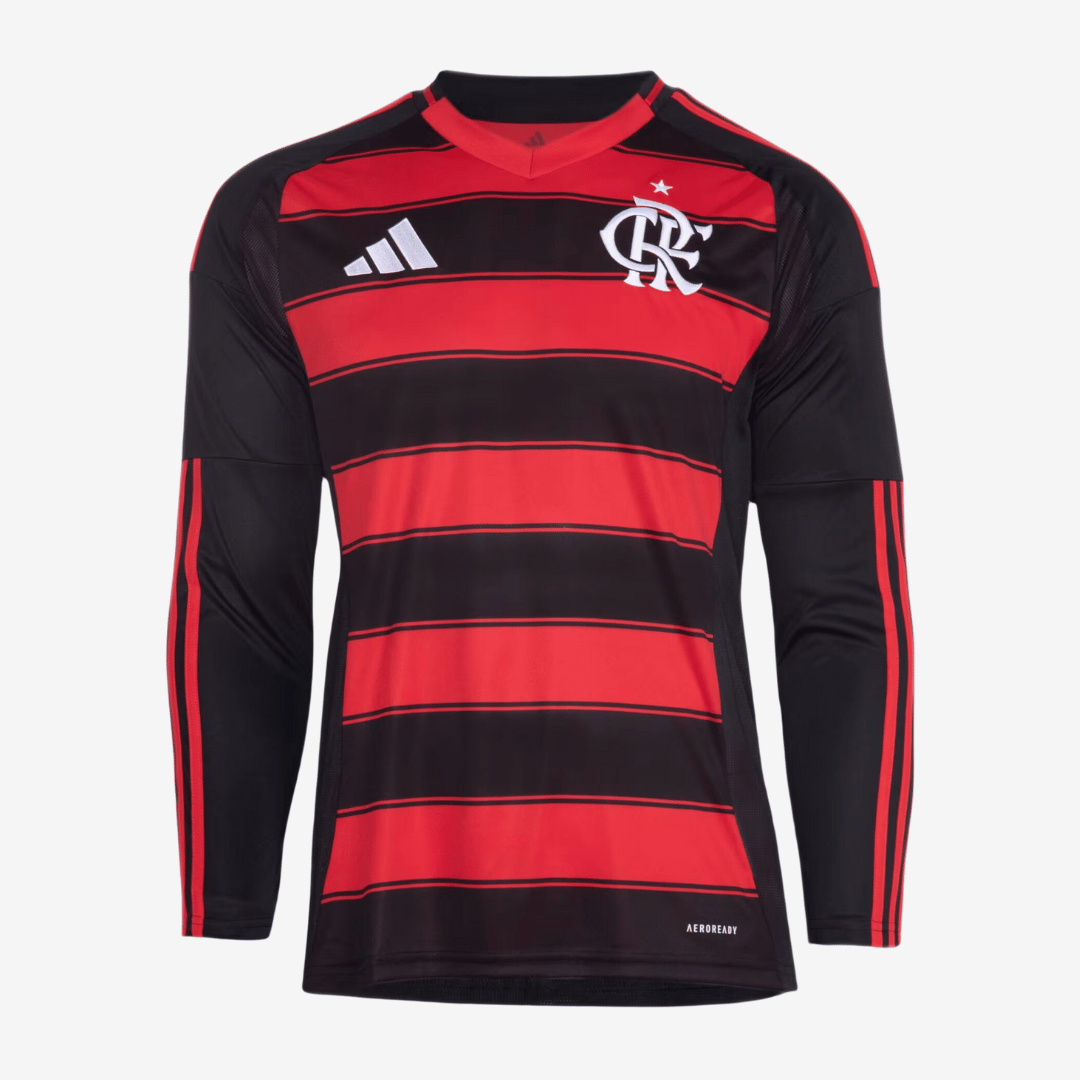 Camisa Manga Longa Adidas Flamengo 2025/26 I - imagem 1