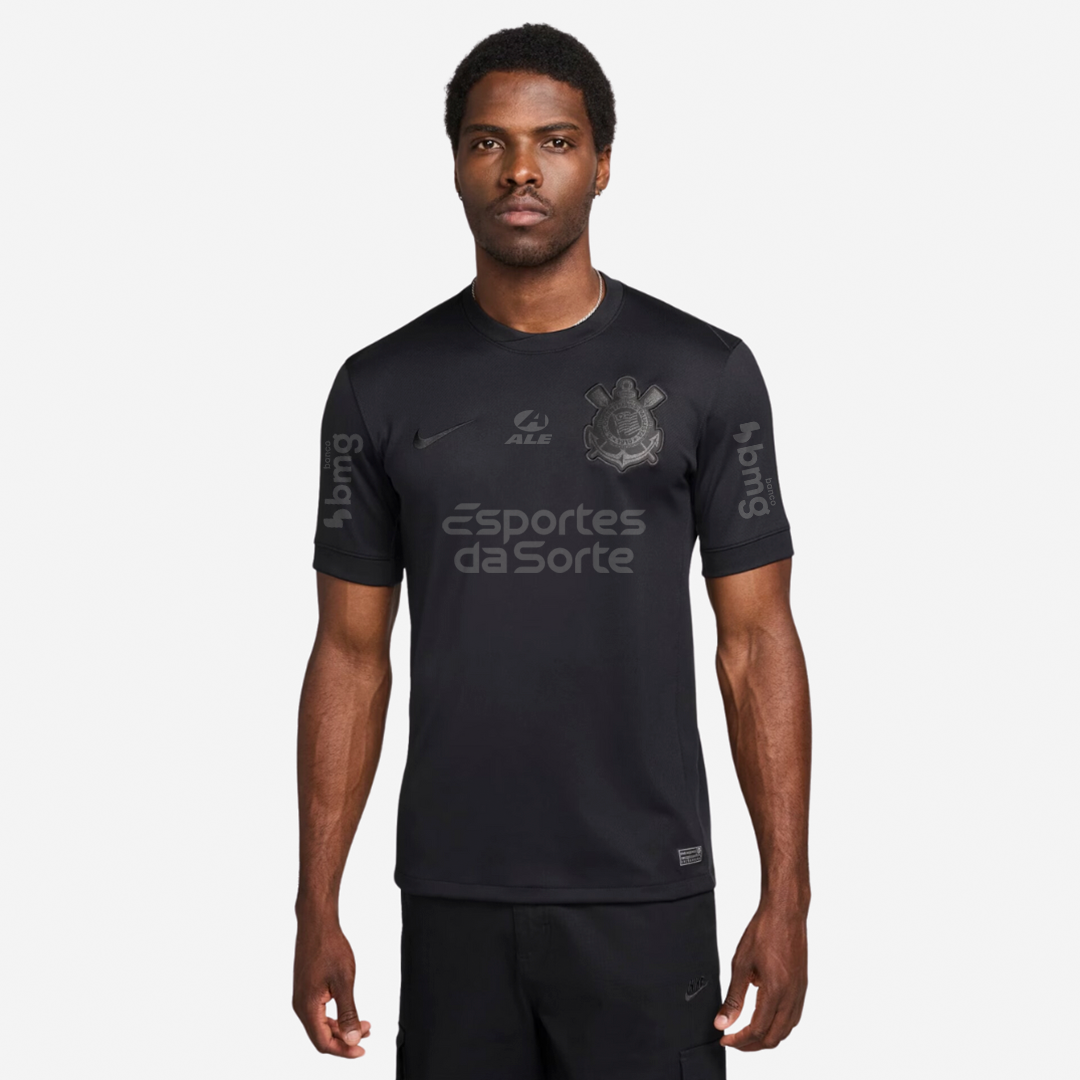 Camisa Nike Corinthians 2024/25 II Torcedor Com Patrocínios - imagem 3