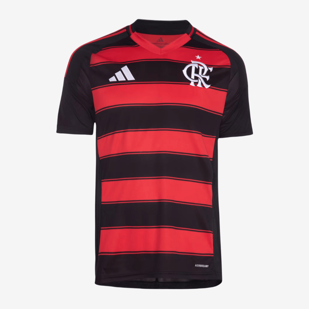 Camisa Adidas Flamengo 2025/26 I LÉO PEREIRA N° 4 - imagem 2