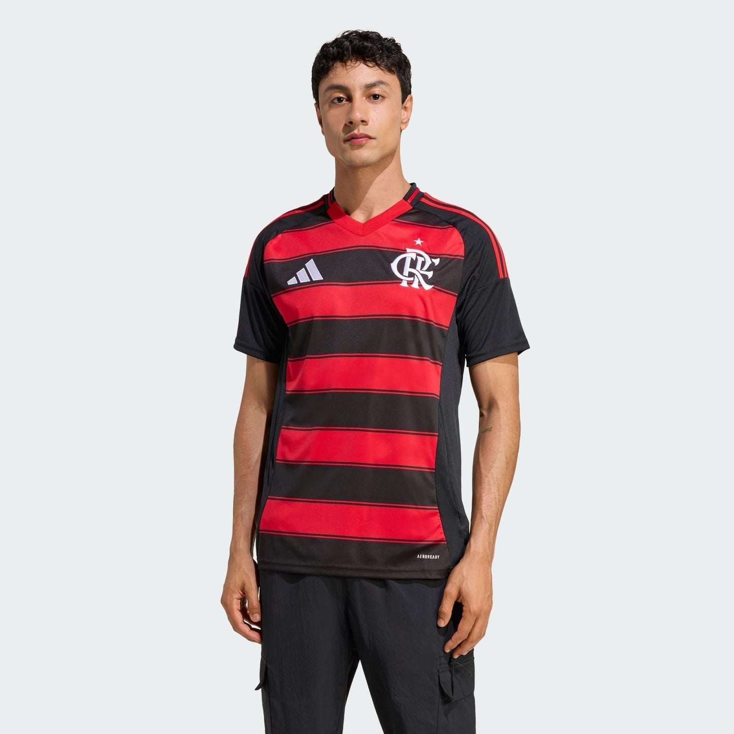 Camisa Adidas Flamengo 2025/26 I G PLATA N° 50 - imagem 4