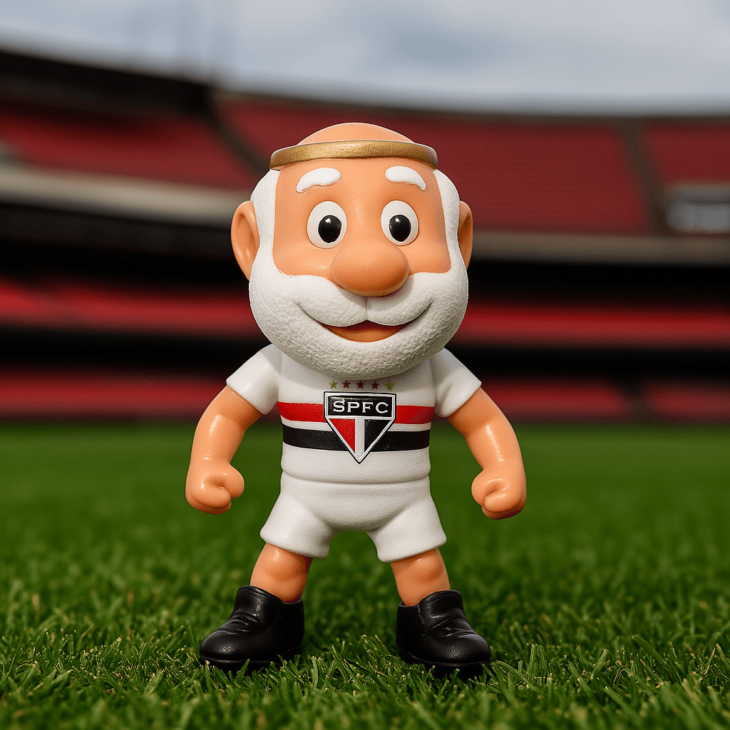 Mascote São Paulo O Santo Tricolor Camisa 1 - imagem 5