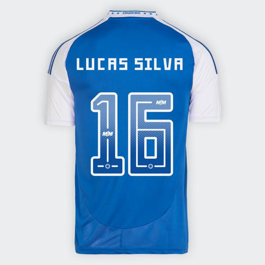 Camisa Adidas Cruzeiro 2025/26 I LUCAS SILVA N° 16 - imagem 1