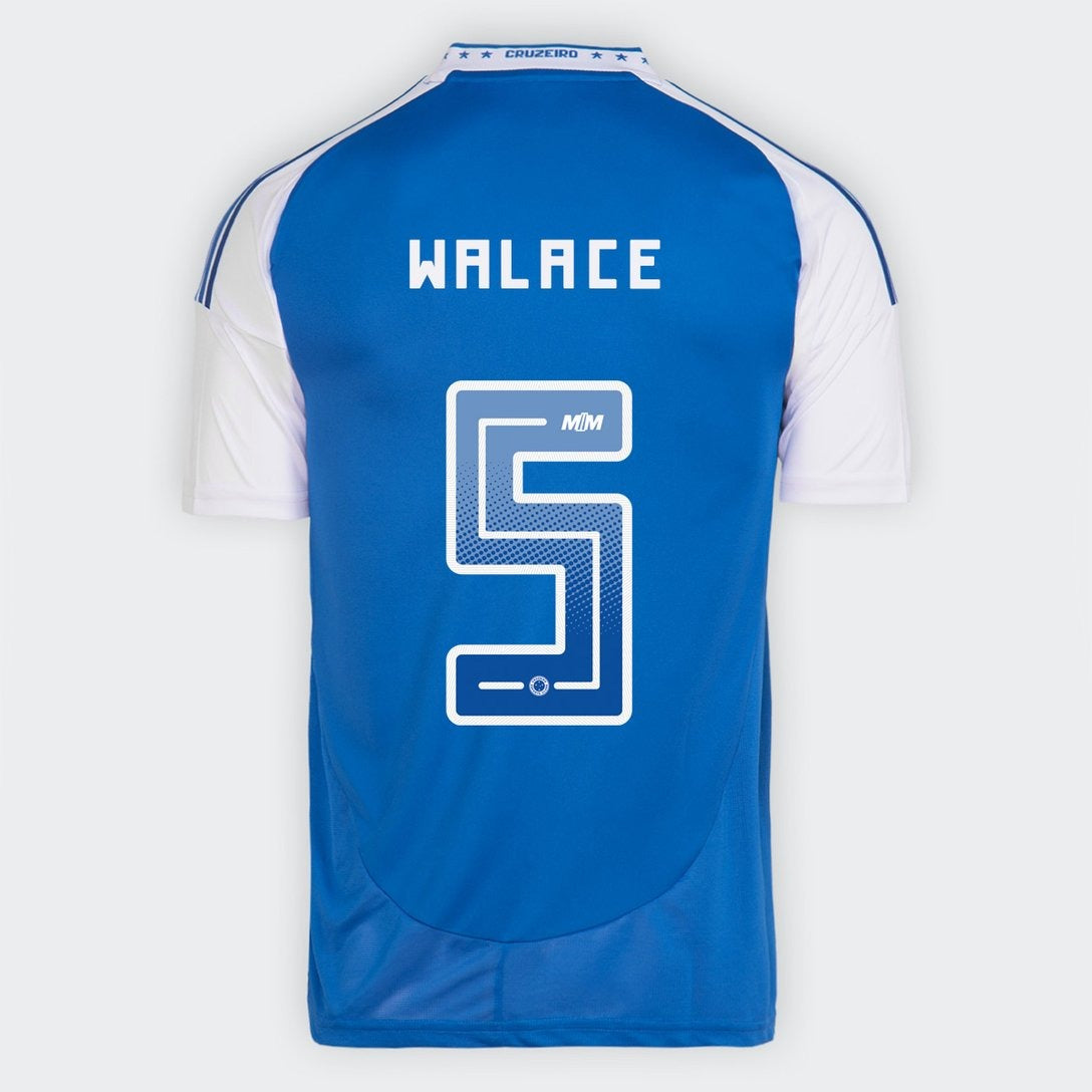 Camisa Adidas Cruzeiro 2025/26 I WALACE N° 5 - imagem 1