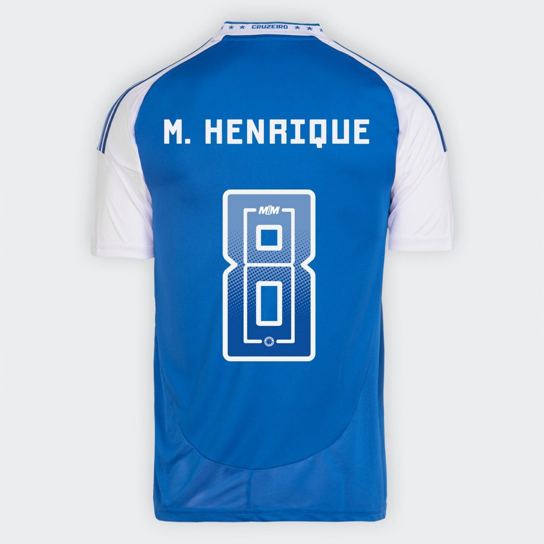 Camisa Adidas Cruzeiro 2025/26 I M. HENRIQUE N° 8 - imagem 1