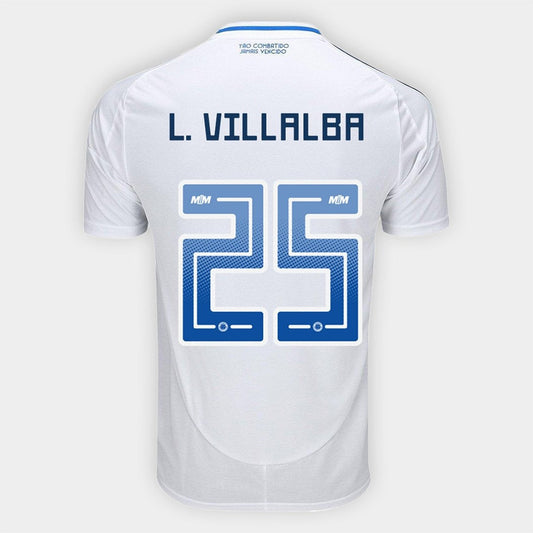Camisa Adidas Cruzeiro 2025/26 II l. VILLALBA N° 25 - imagem 1