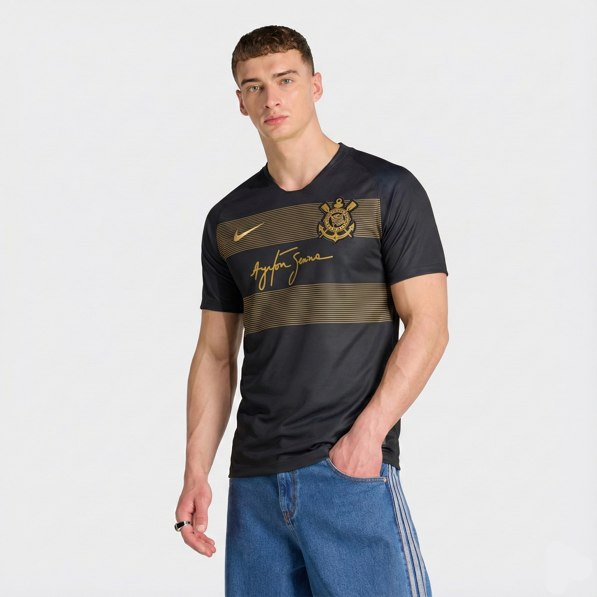 Camisa Retrô Corinthians 2018/19 II Ayrton Senna - imagem 1