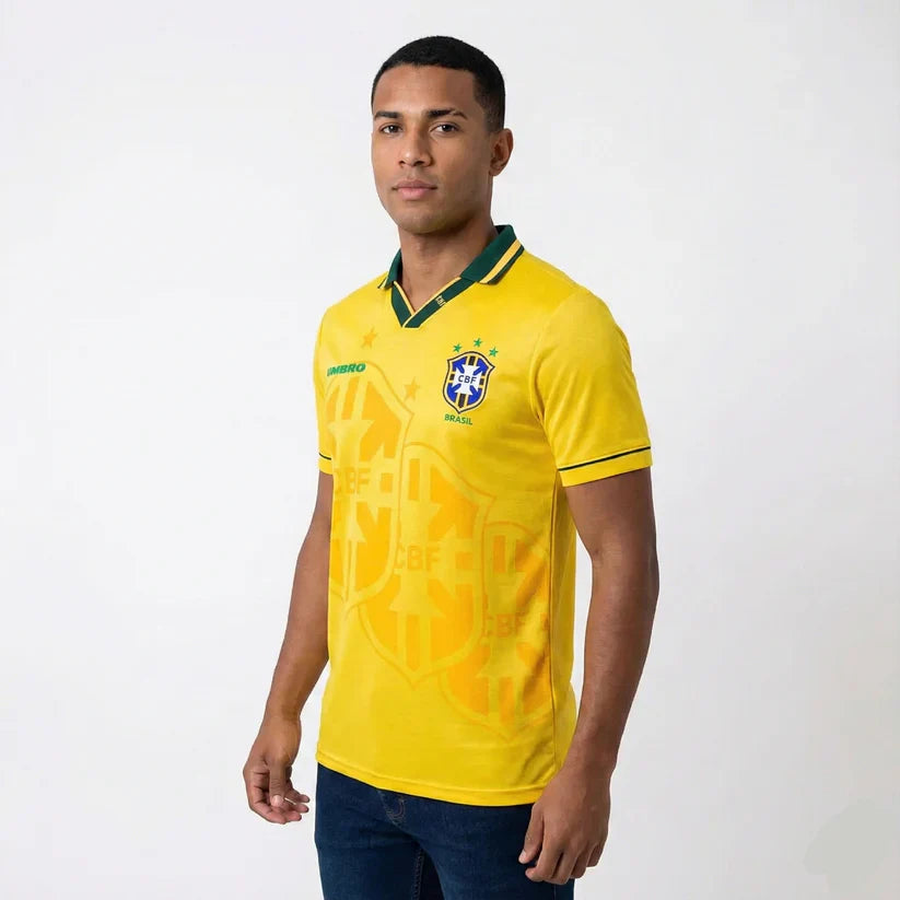 Camisa Seleção Brasil Home - Retrô 1994 - imagem 1