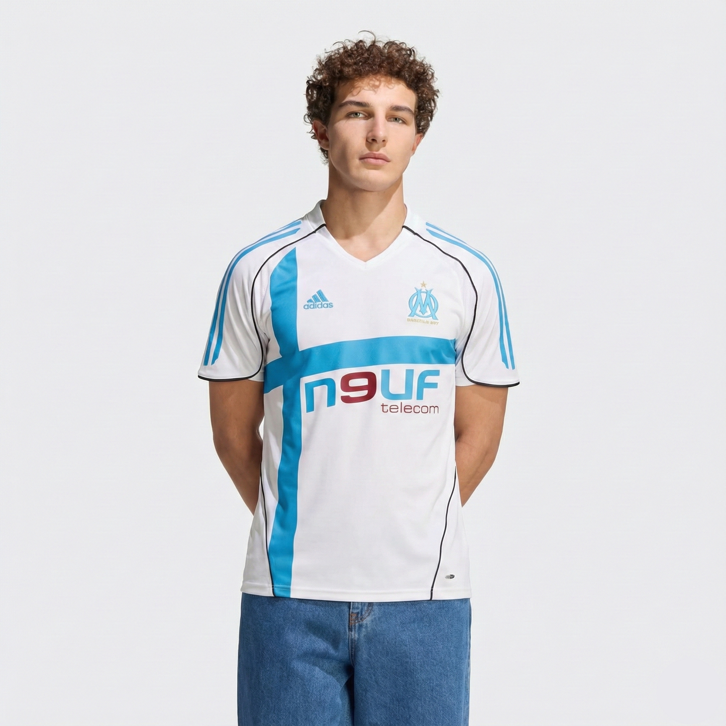 Camisa Olympique de Marseille Titular 05/06 - Versão Retro - imagem 1