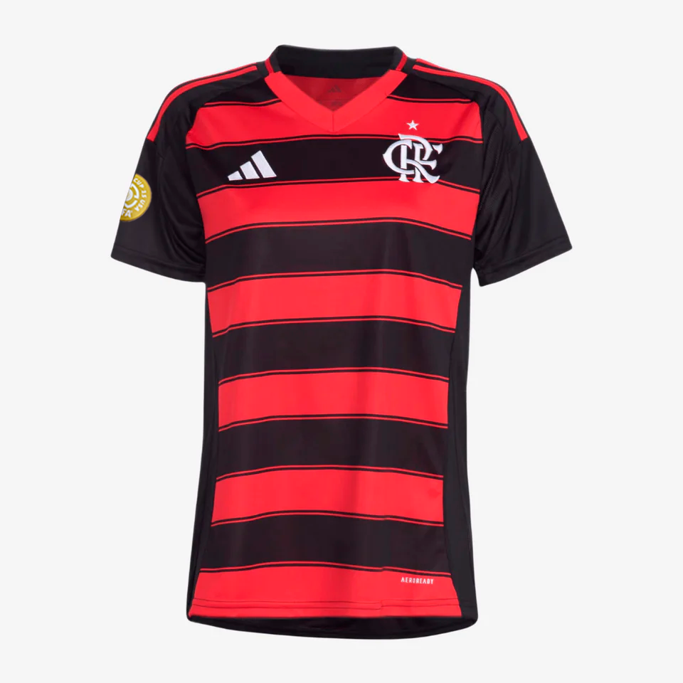 Camisa Feminina Adidas Flamengo 2025/26 I - imagem 7