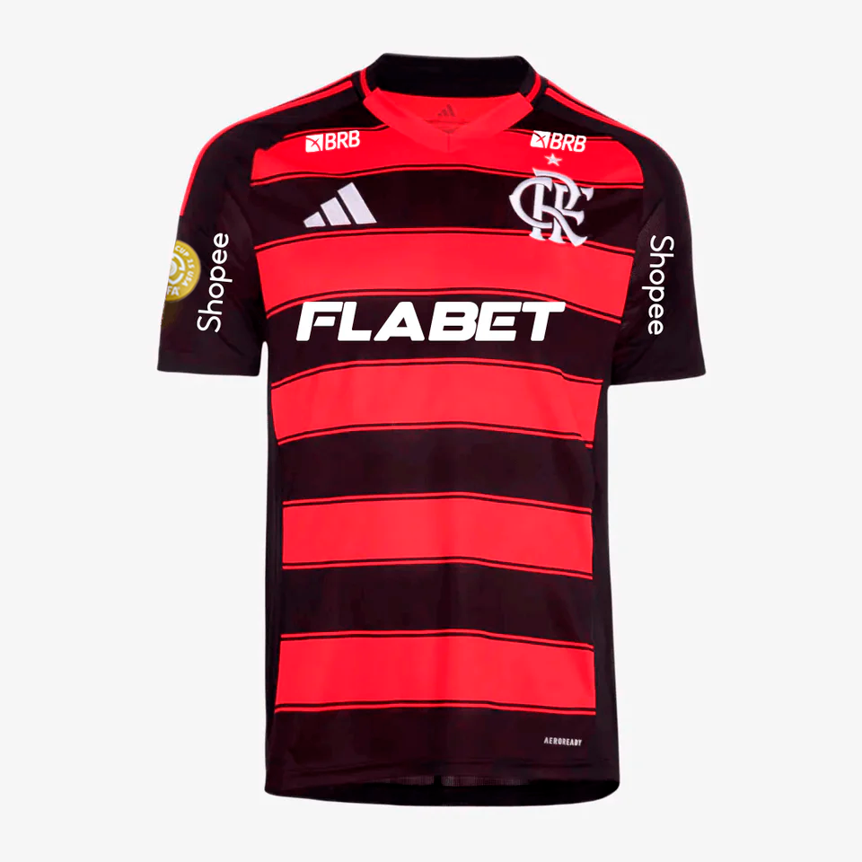 Camisa Adidas Flamengo 2025/26 I Com Patrocínios - imagem 2