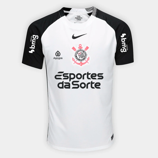 Camisa Nike Corinthians 2025/26 I Torcedor Com Patrocínios - imagem 1