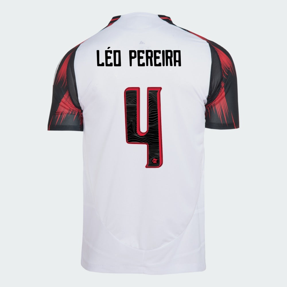 Camisa Adidas Flamengo 2025/26 II LÉO PEREIRA N° 4 - imagem 1